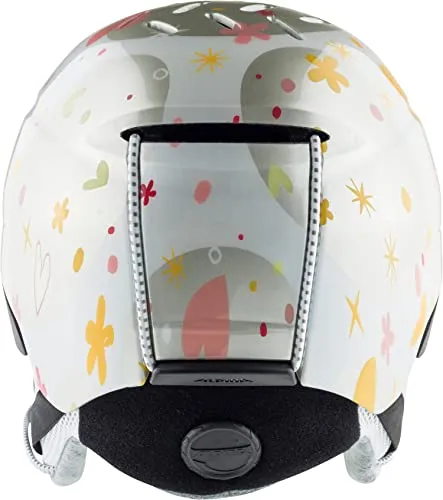 Alpina Pizi casco sci bambino bianco cuori 51-55 cm