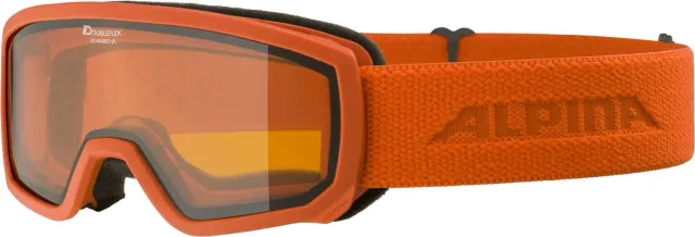 Alpina Scarabeo Jr. occhiali sci pumpkin matt lente arancio