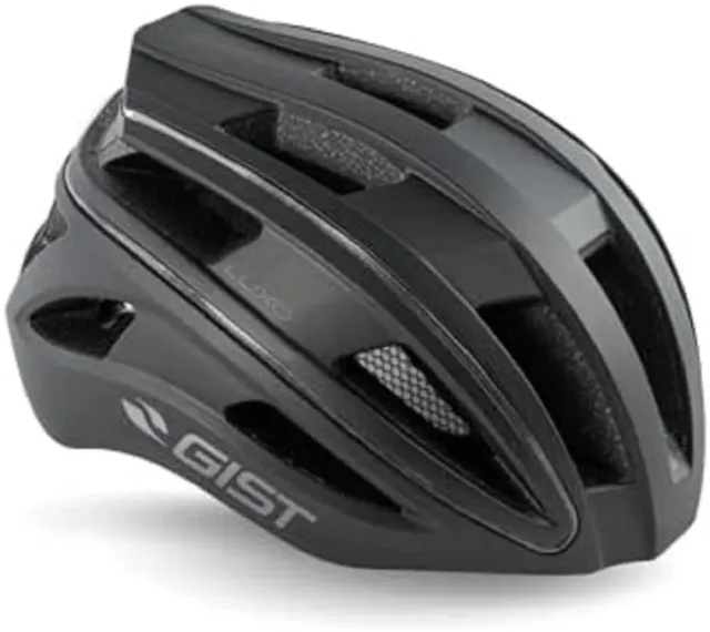 Gist Luxo casco bici bianco S/M con luce