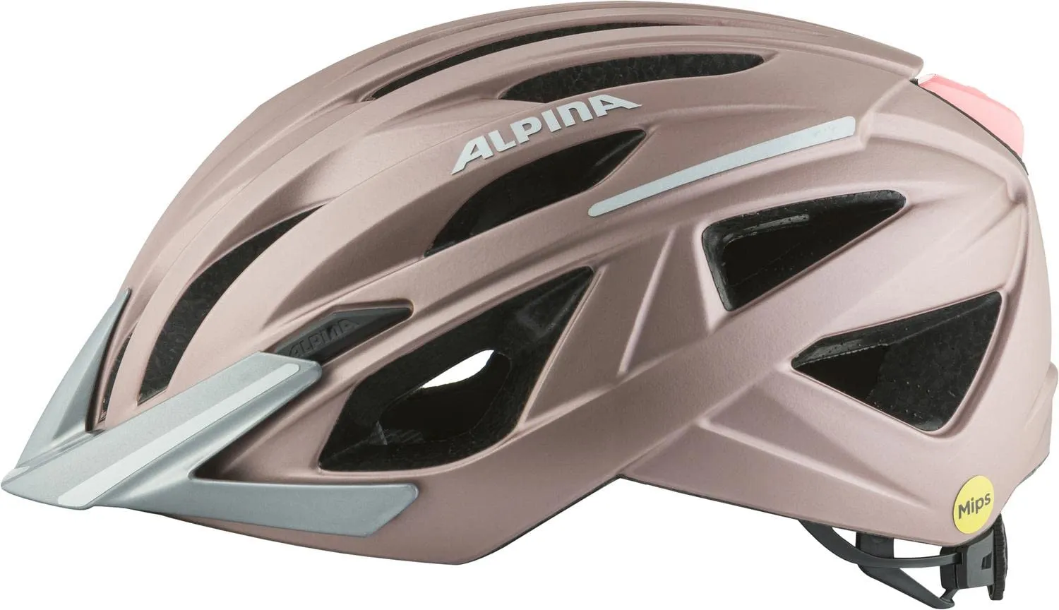 Alpina Gent MIPS casco bici rosa opaco touring