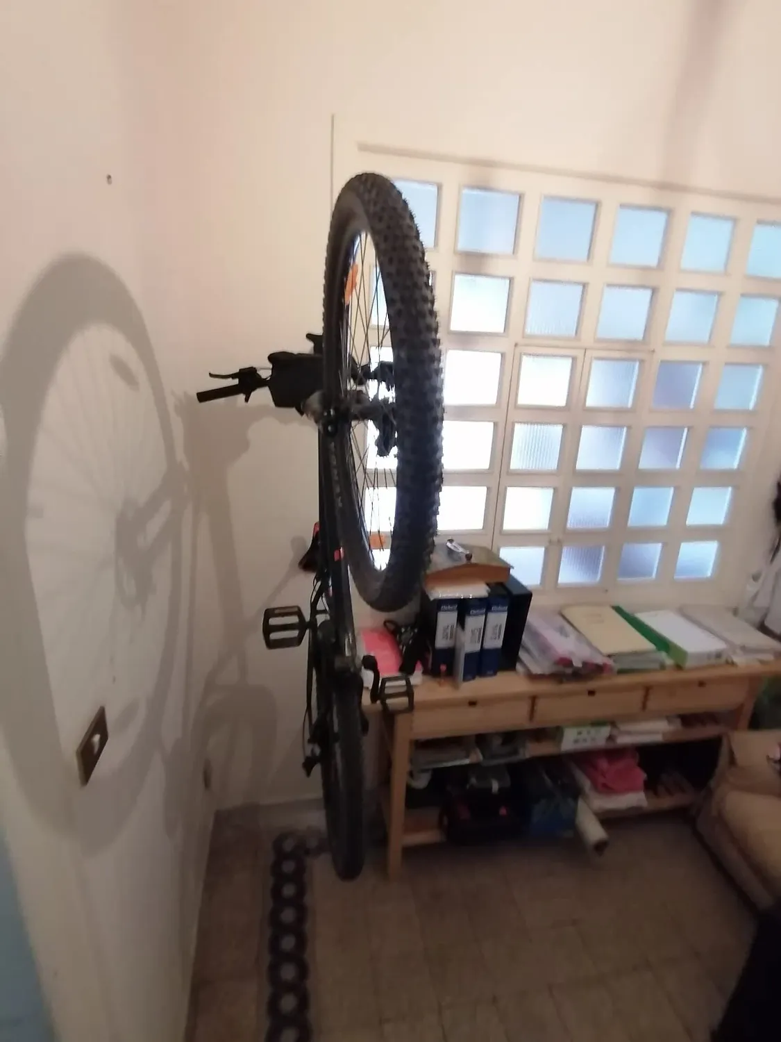 Borgen supporto bici da parete pieghevole nero 20 kg 1 pz