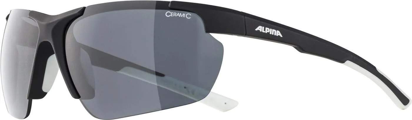 Alpina Defey HR occhiali sportivi black-white infrangibili