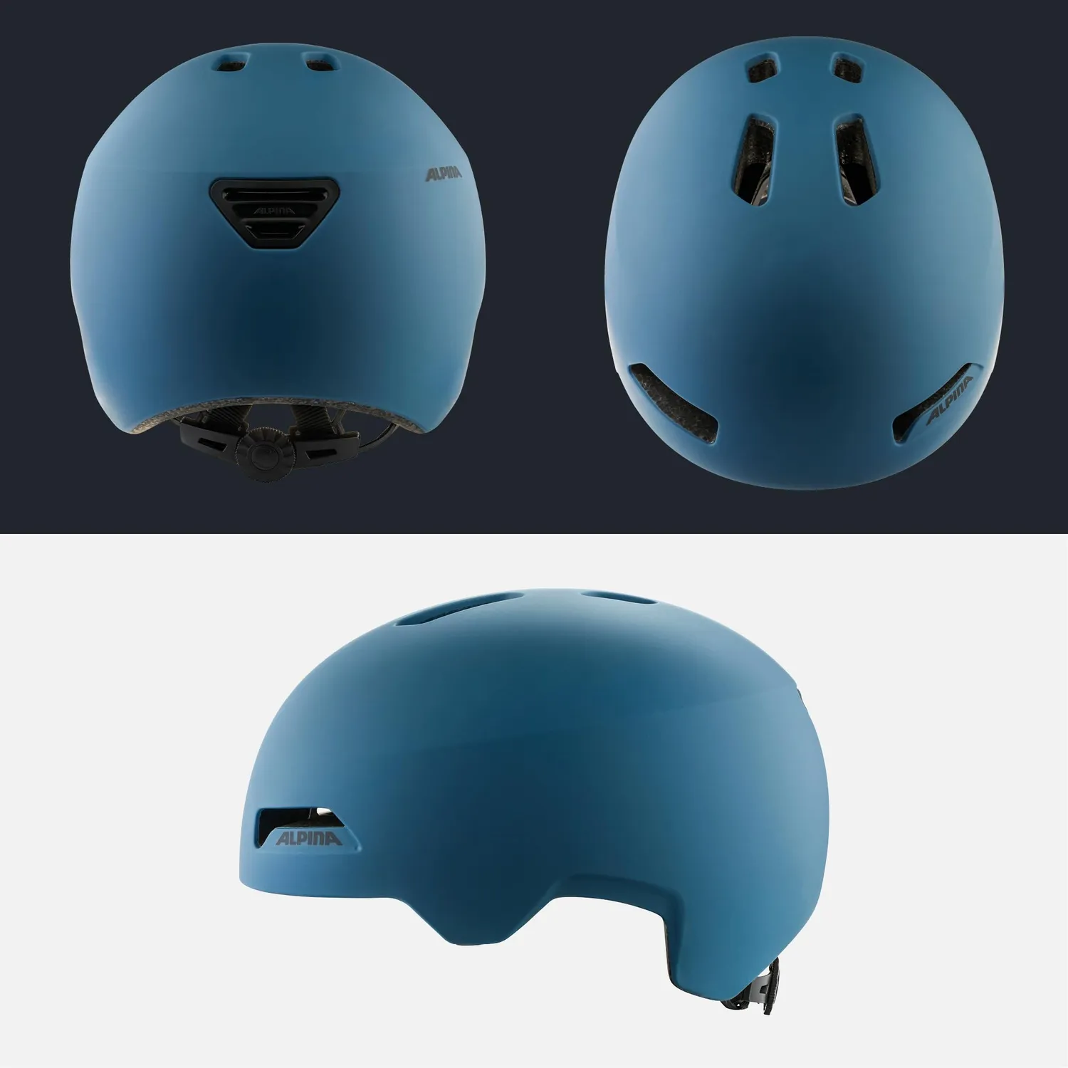Alpina Haarlem casco bici 57-61 cm coffee-grey matt