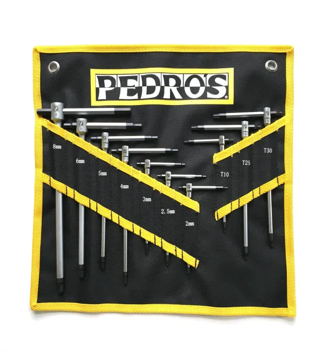 Pedro's Master T-Handle set chiavi a T 10 pezzi brugole torx