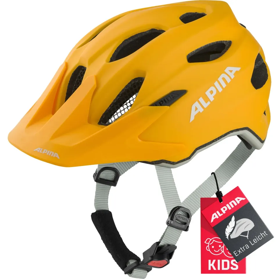 Alpina Carapax JR casco MTB junior 51-56 cm giallo
