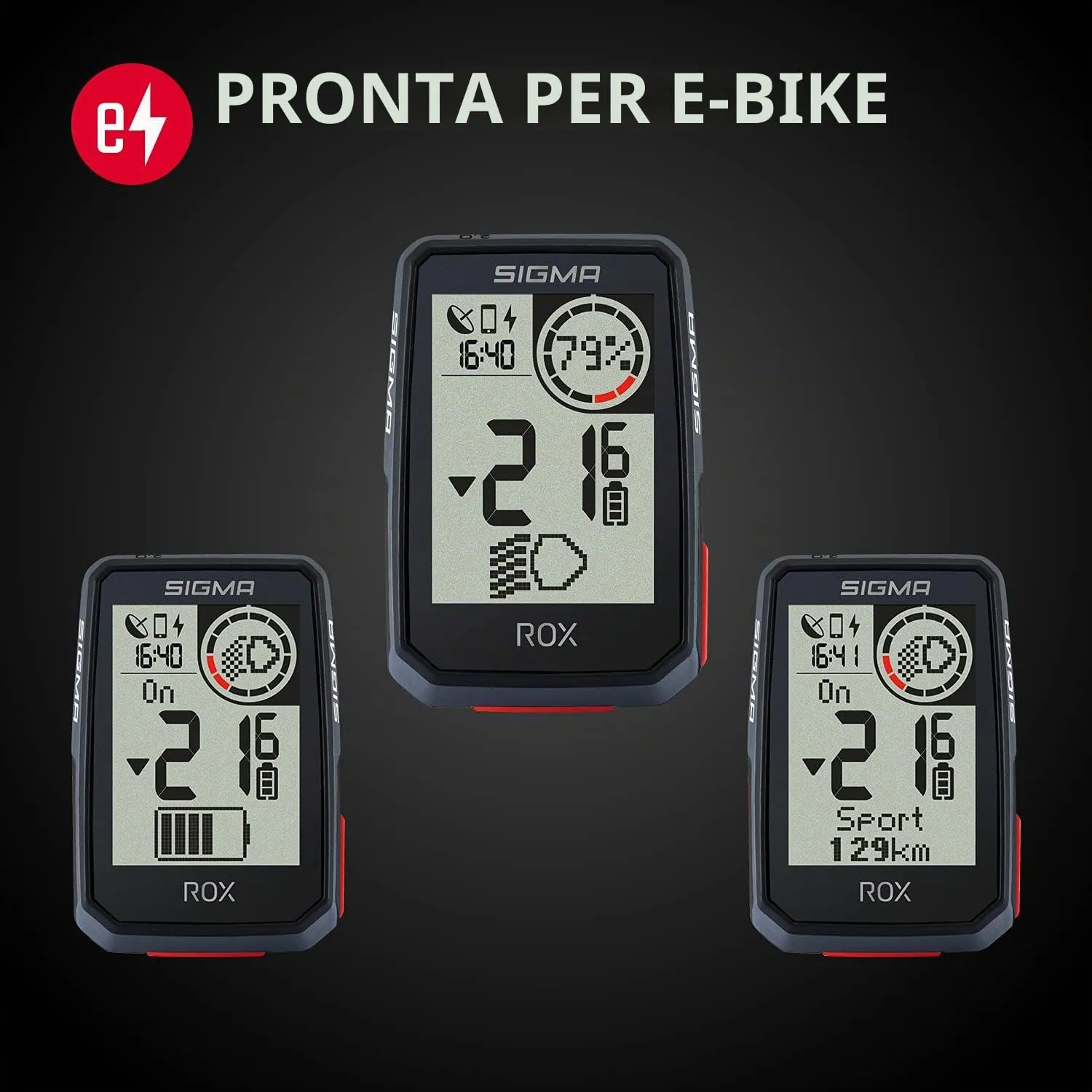 Sigma Rox 2.0 ciclocomputer GPS Top Mount Set