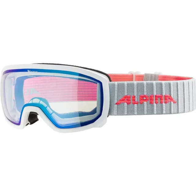 Alpina Scarabeo Jr VM maschera sci ragazzi lente specchiata