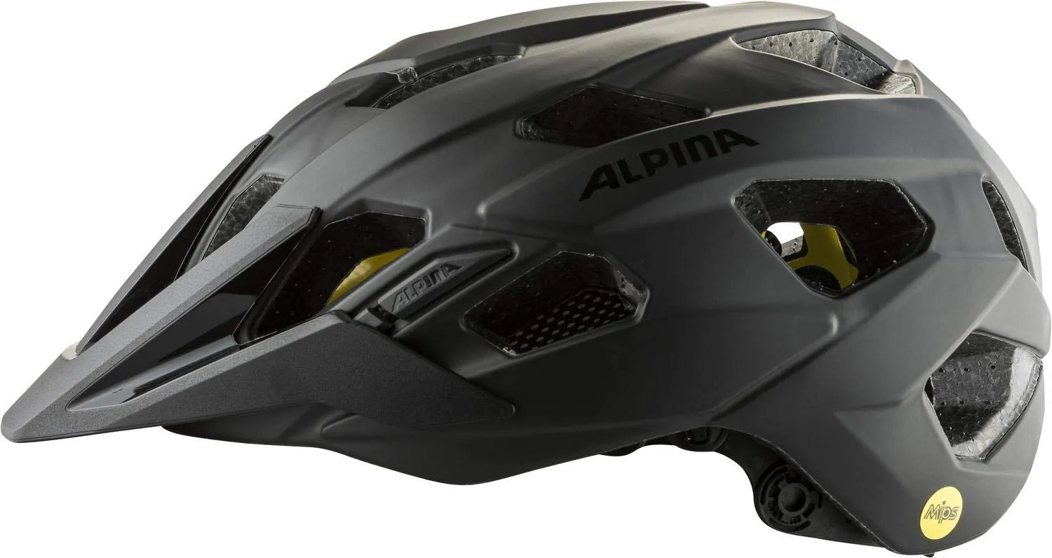 Alpina Plose MIPS casco bici 52-57 cm black matt