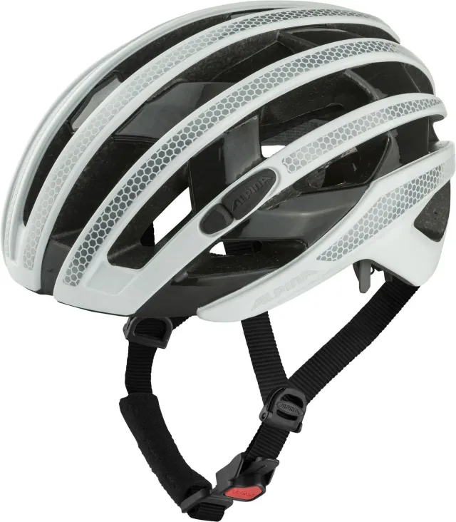Alpina Ravel Reflective casco bici white gloss gravel