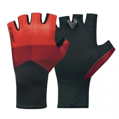 Gist Court Speed 5528 guanti bici corti nero-rosso M