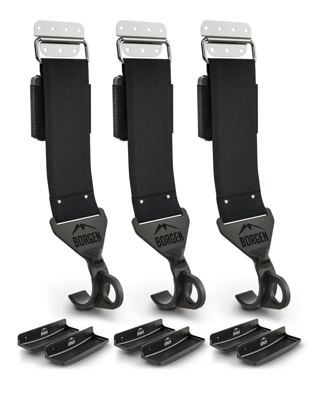 Borgen Supporto Parete Bici Gancio Set 2 Pezzi