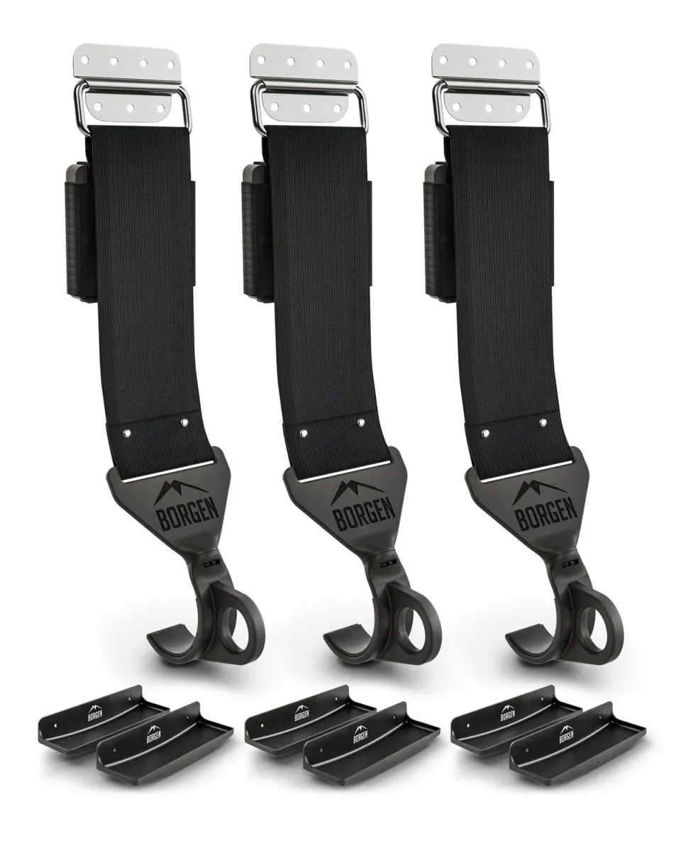 Borgen Supporto Parete Bici Gancio Set 2 Pezzi