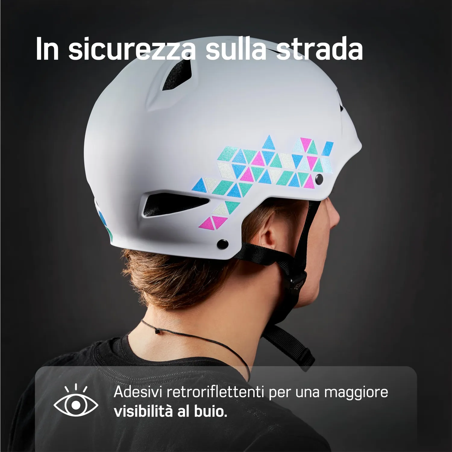 Borgen Adesivo Catarifrangente Set 2 riflettenti buio