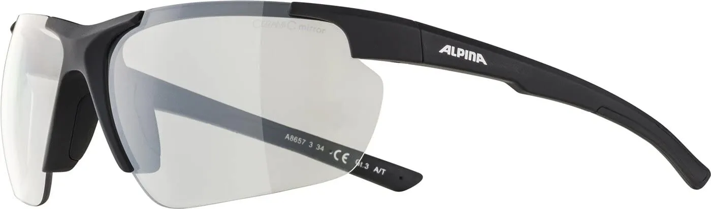 Alpina Defey HR CMC occhiali sportivi black matt infrangibili