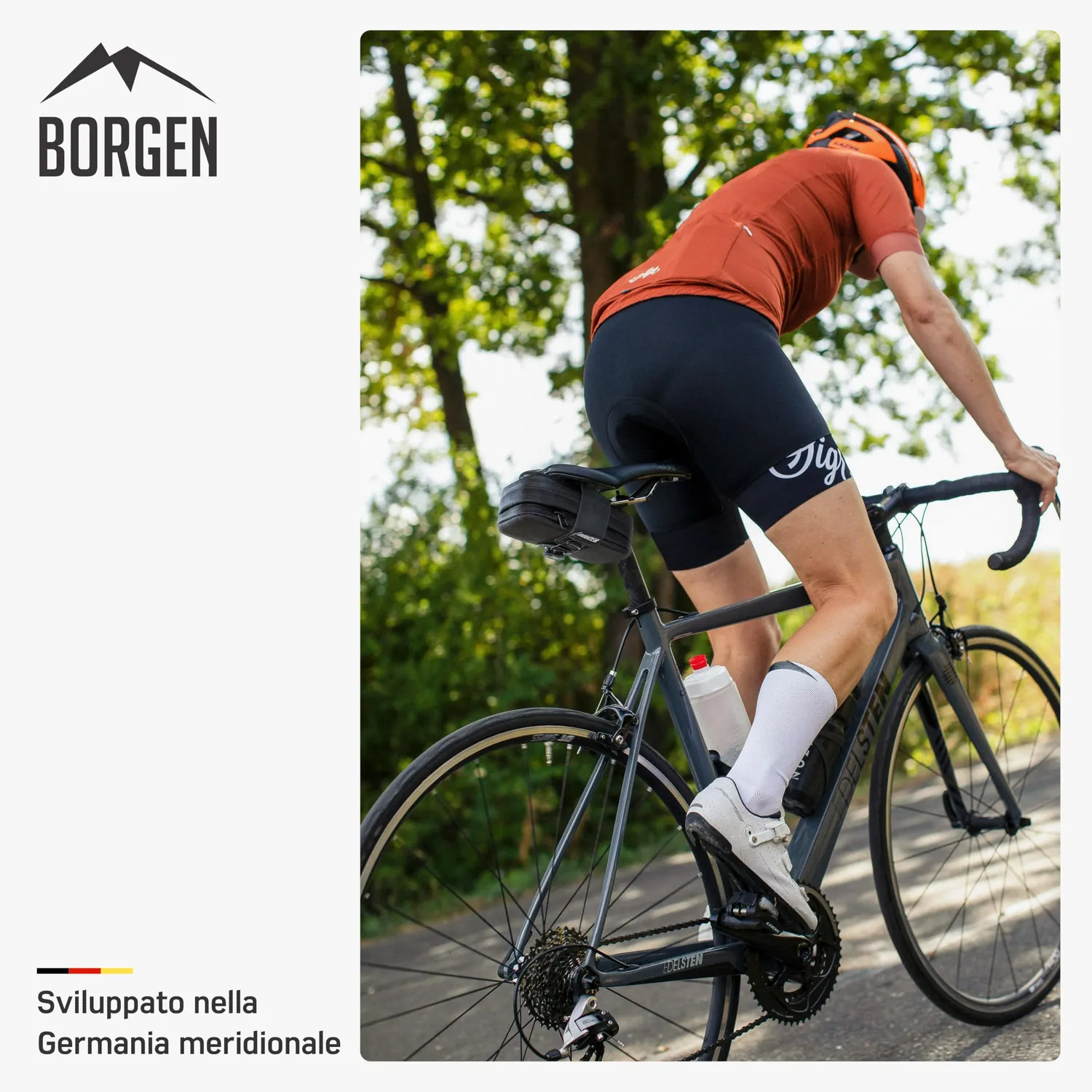 Borgen borsa sottosella bici nera S 120 g idrorepellente