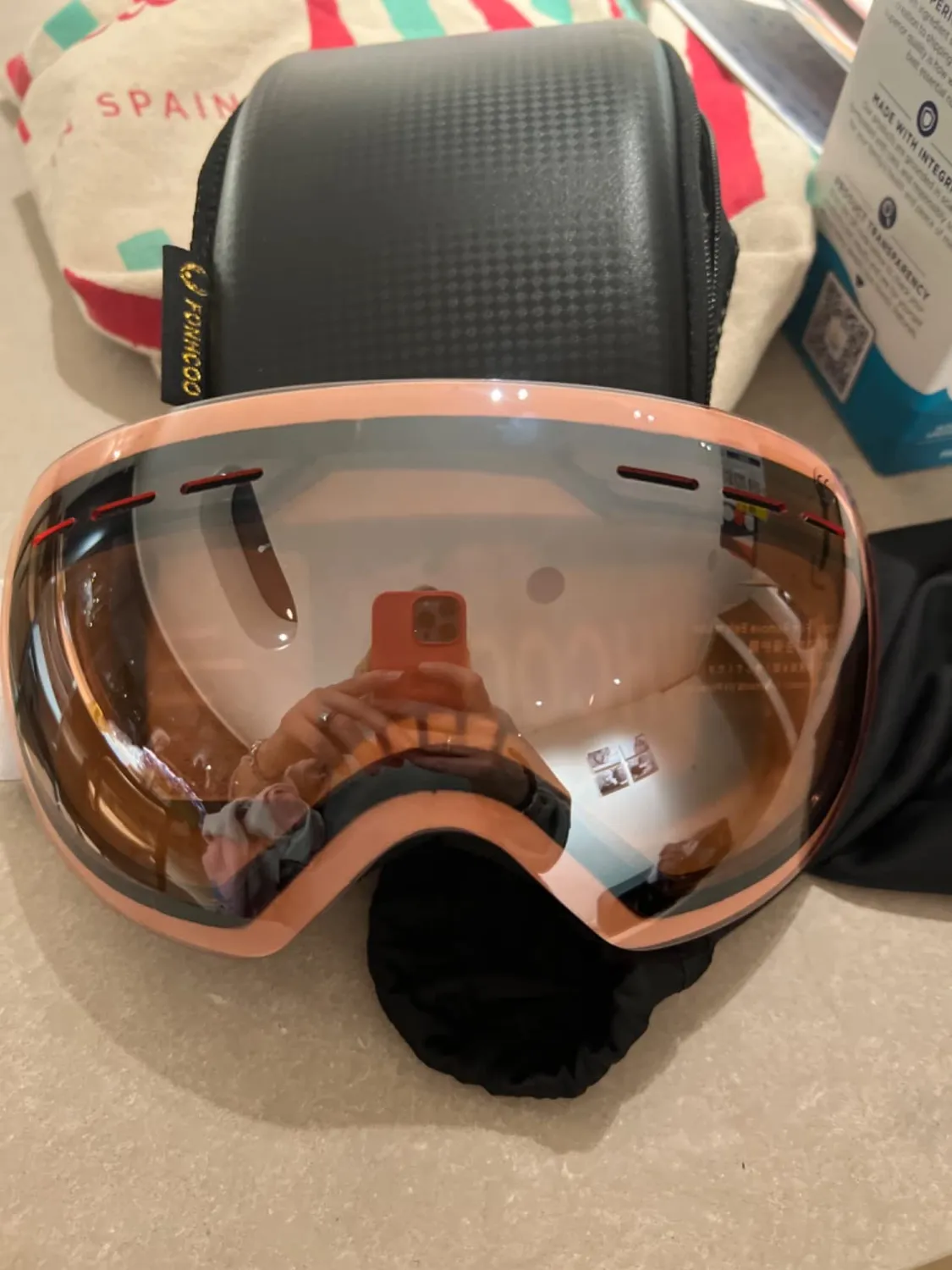 Alpina Piney Maschera Sci Bambino Nero Lente Hicon