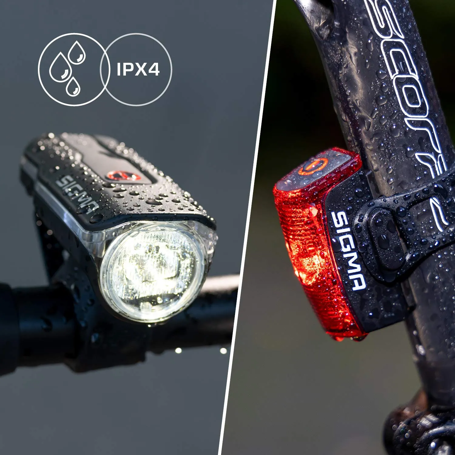 Sigma Aura 60 Infinity kit luci bici omologato StVZO