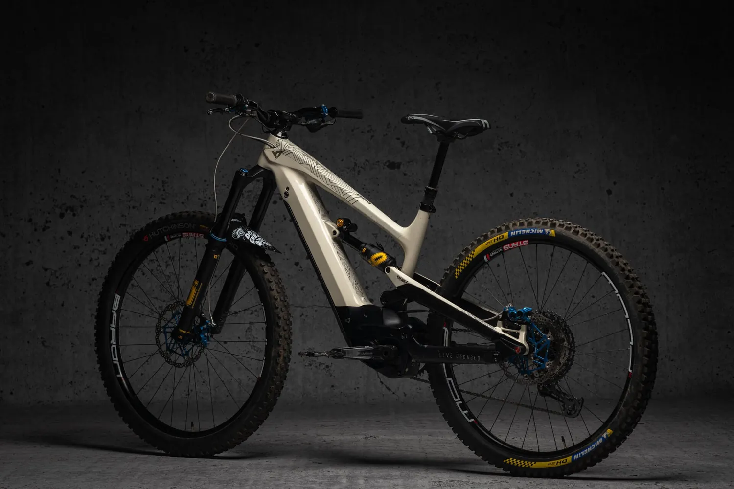 Dyedbro Stay Free protezione telaio e-bike nera opaca