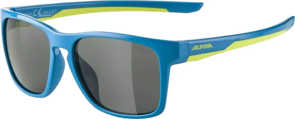 Alpina Flexxy occhiali bambino blue-lime