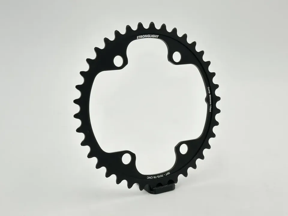 Stronglight Dura Ace FC-R9200 corona bici nera strada