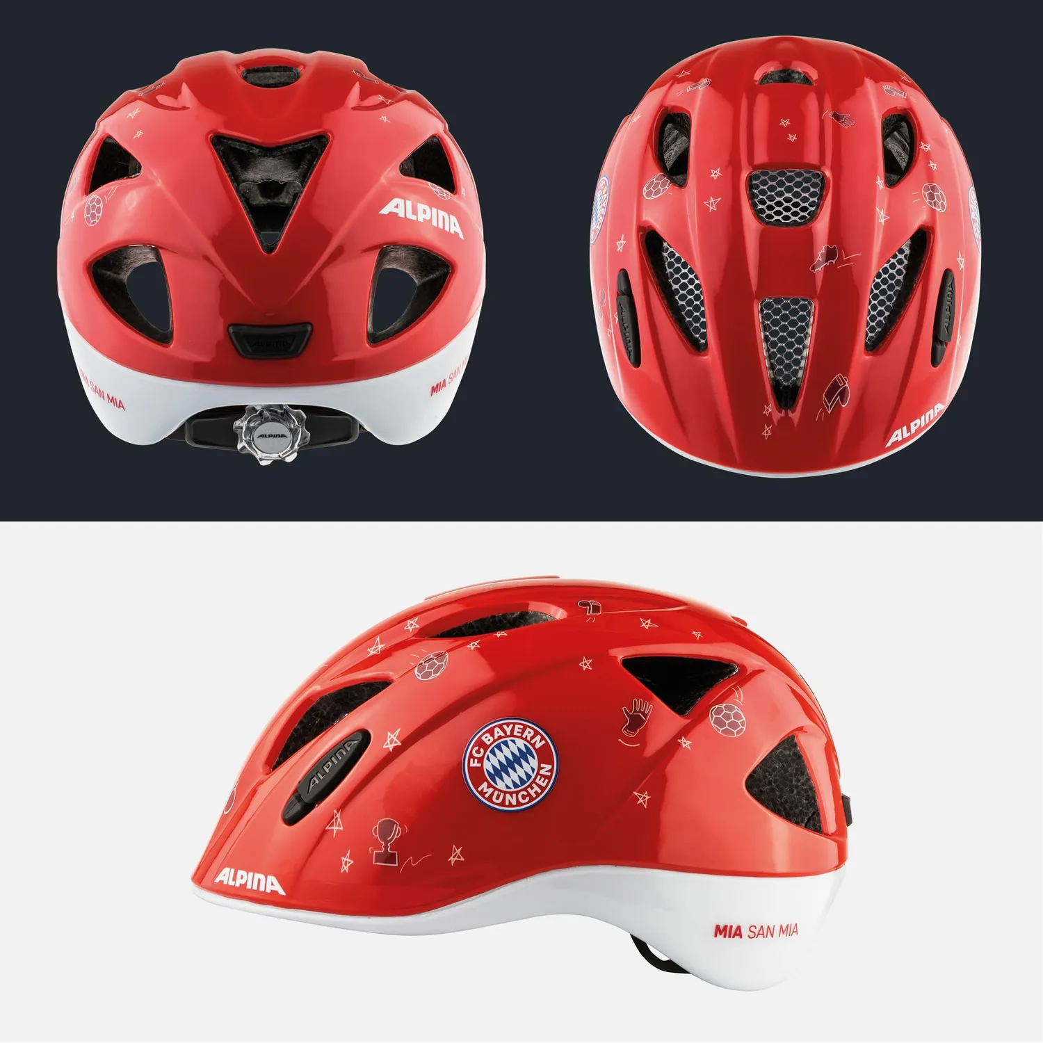 Alpina Ximo FCB casco bici 45-49 cm Bayern
