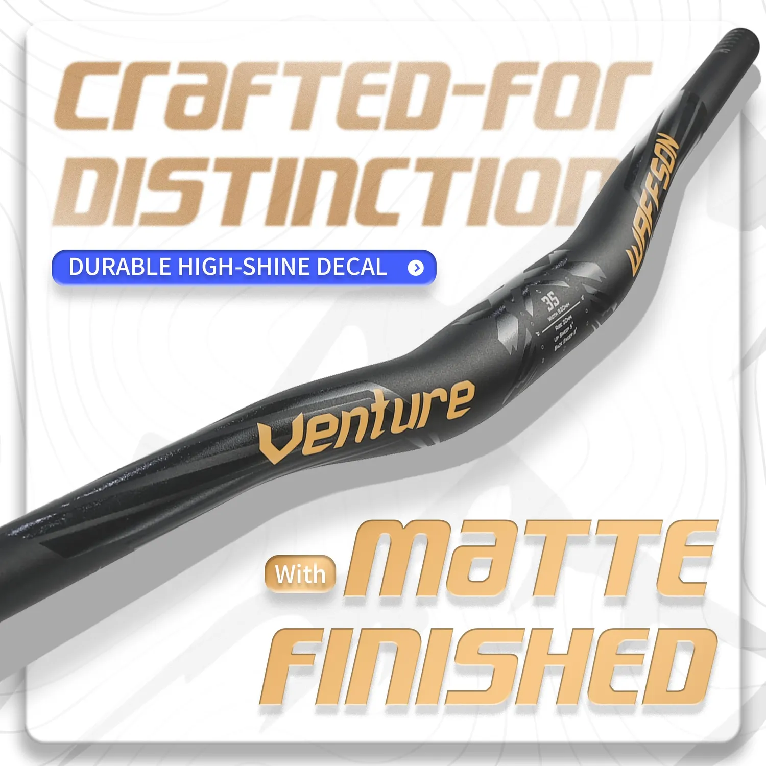 WFS Venture 35 manubrio 820 mm Black x Cashmoney alluminio
