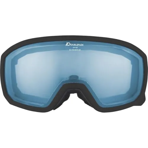Alpina Scarabeo Jr. Q-Lite maschera sci bambino black-blue specchiata