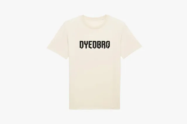 Dyedbro Logo maglietta cotone bio taglia M nera