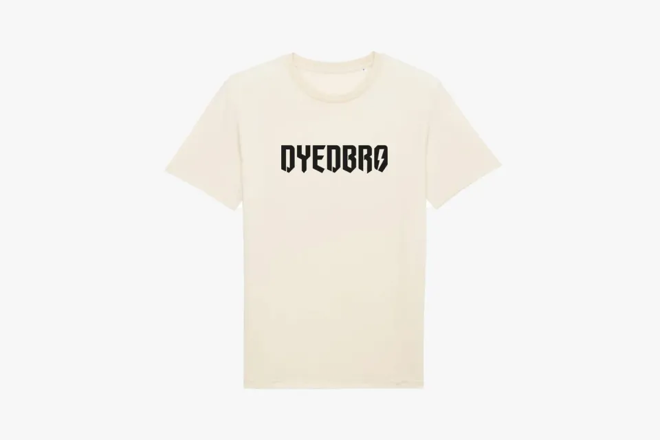 Dyedbro Logo maglietta cotone bio taglia M nera
