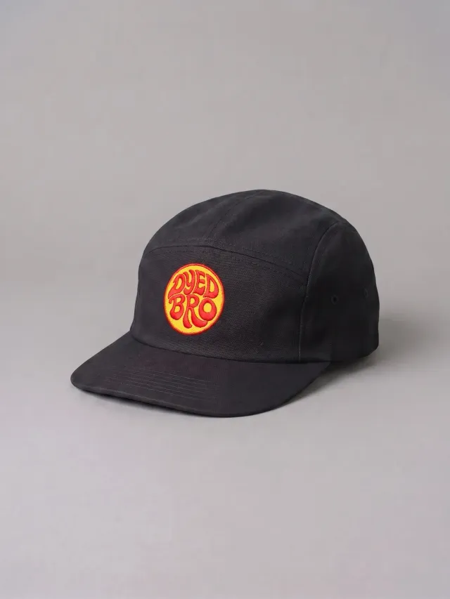 Dyedbro 5-Panel Colour Logo cappellino bici nero taglia unica