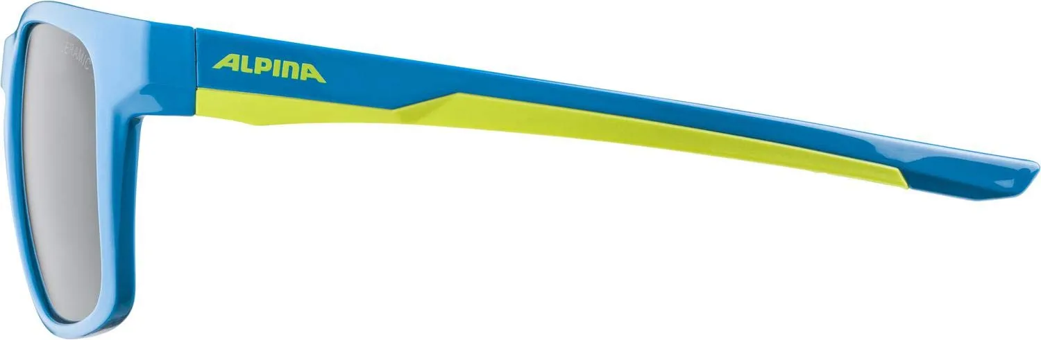 Alpina Flexxy occhiali bambino blue-lime