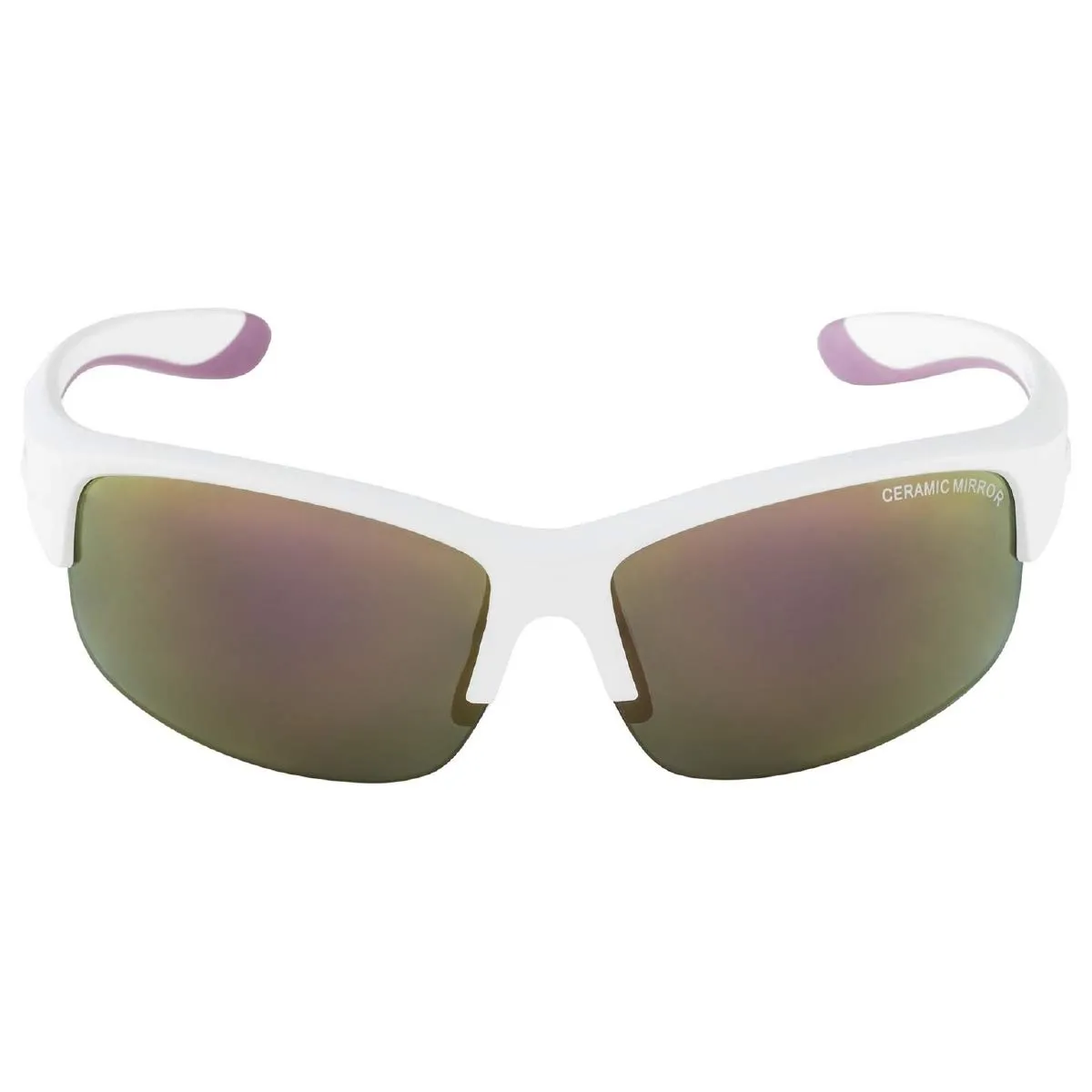 Alpina Flexxy Youth HR occhiali da sole white matt-purple specchiati