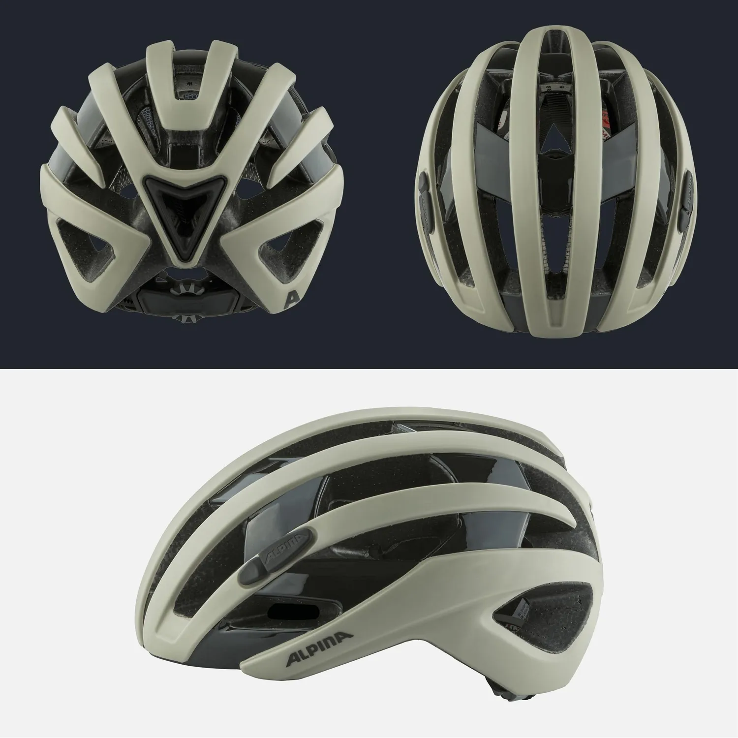 Alpina Ravel casco bici gravel mojave-sand 51-56