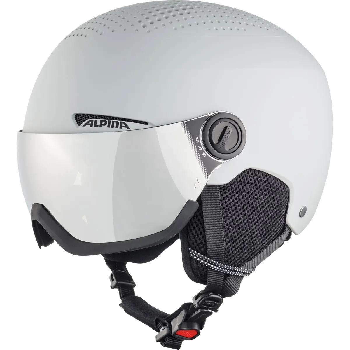 Alpina Arber Visor casco sci 51-55 cm con visiera