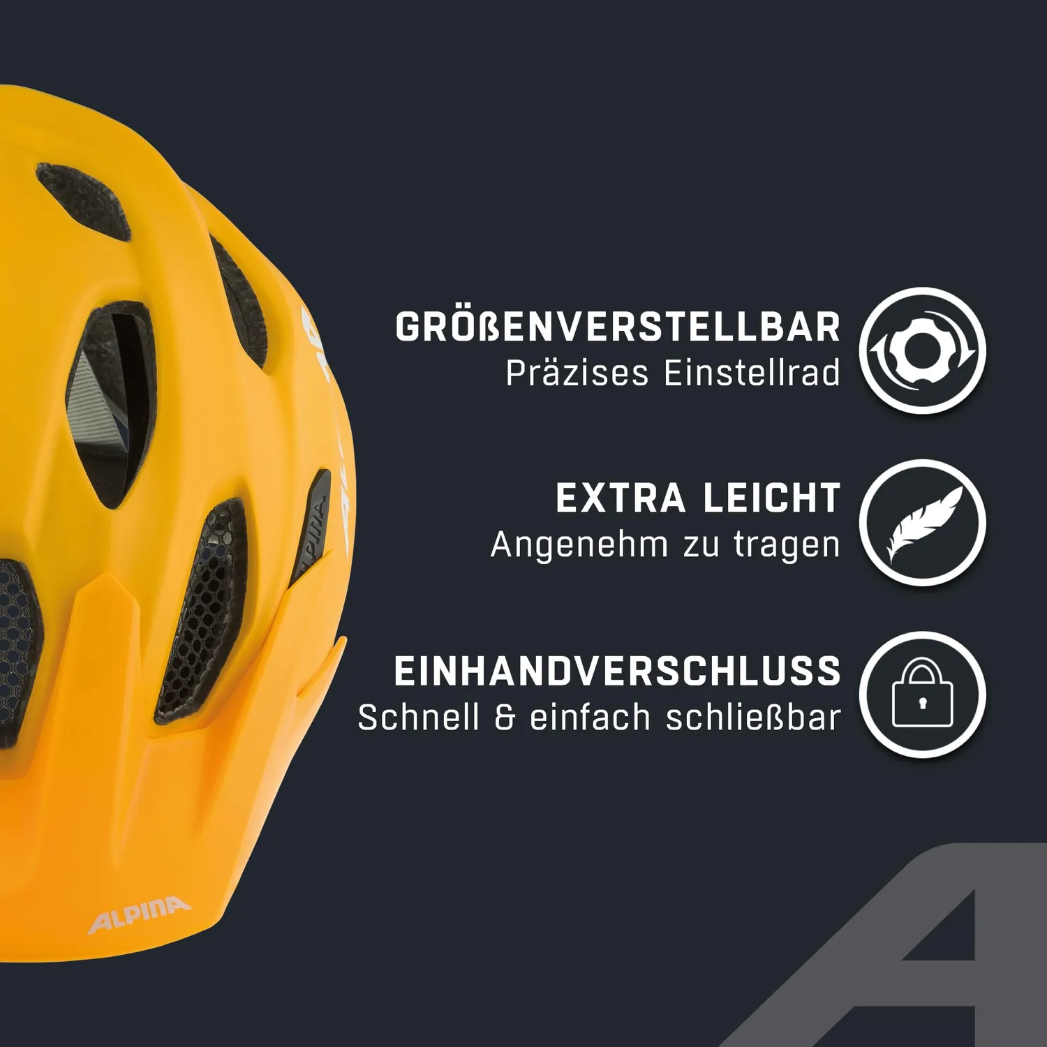 Alpina Carapax JR casco MTB junior 51-56 cm giallo