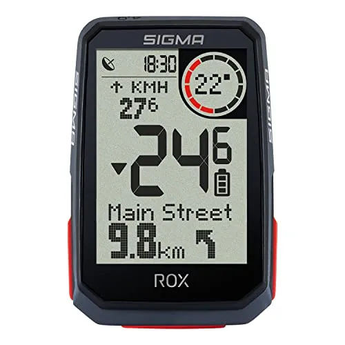 Sigma ROX 4.0 HR ciclocomputer GPS nero con cardio decisivo e-bike