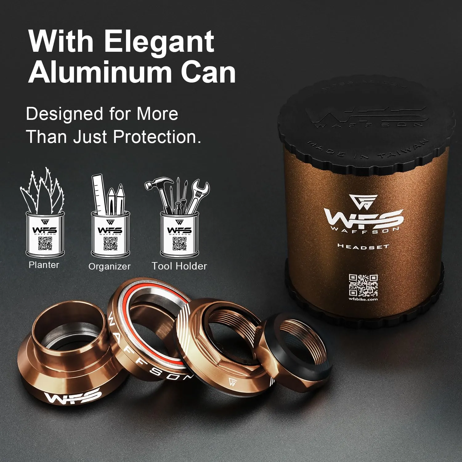 WFS AH.47 serie sterzo filettata 1" cash money