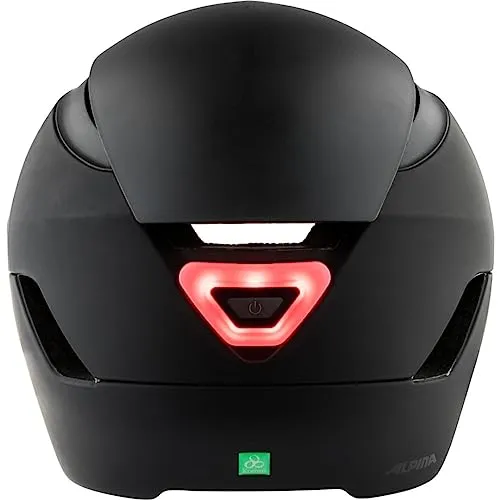 Alpina Altona M casco bici black stealth matt Koroyd