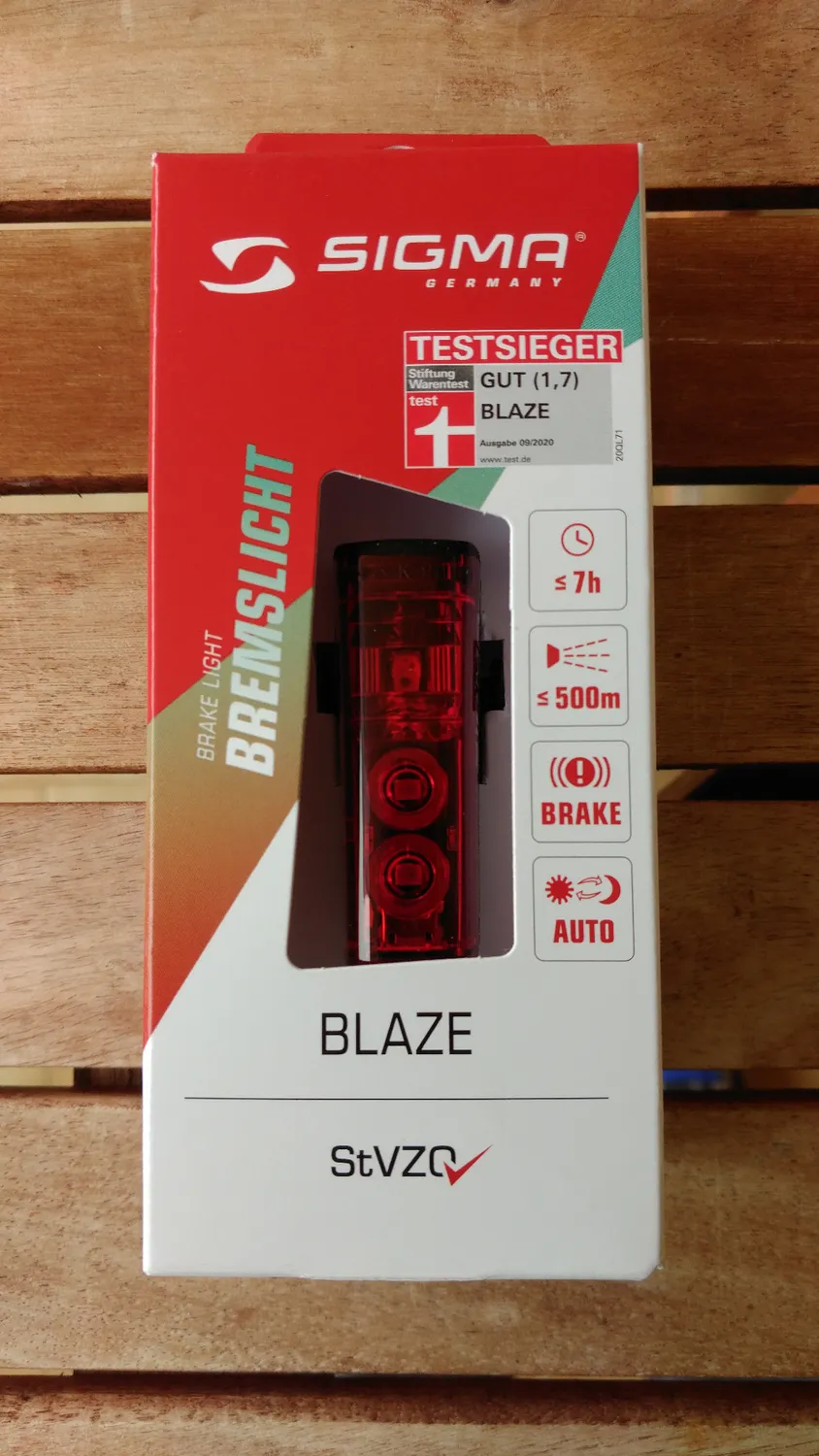 Sigma Sport Blaze fanale posteriore bici LED stop 22 g