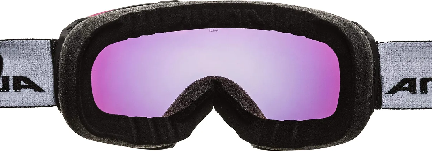 Alpina Pheos Q-Lite maschera sci black matt contrasti