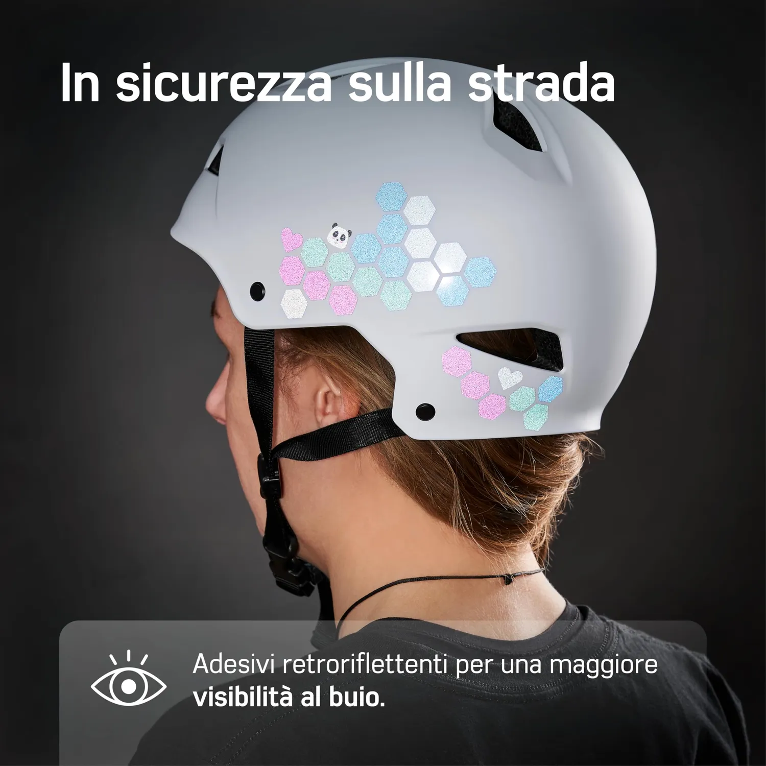 Borgen adesivi riflettenti bici set 2 fogli catarifrangenti 3M