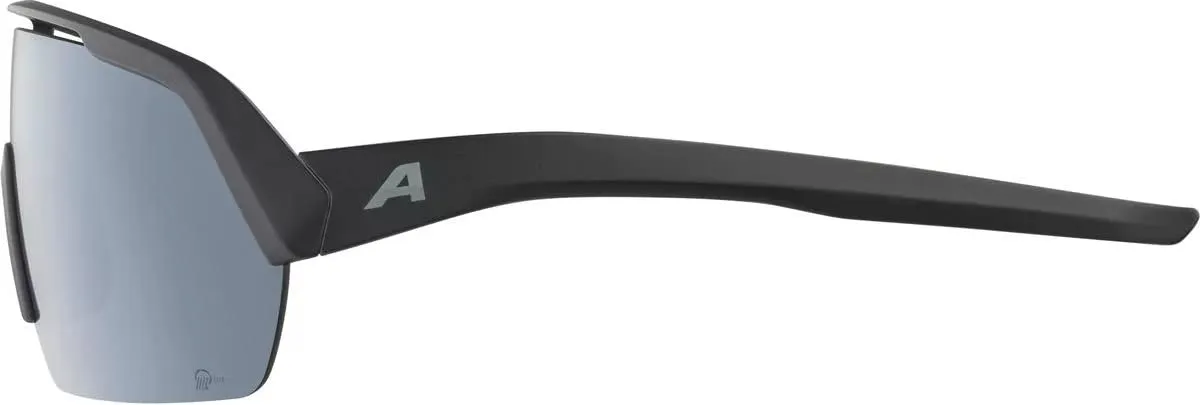 Alpina Turbo HR Q-Lite occhiali running Black Matt