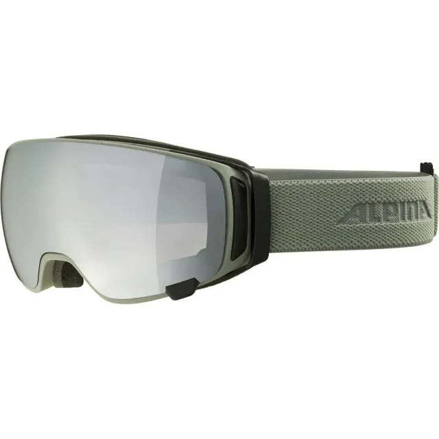 Alpina Double Jack Mag Q maschera sci moongrey magnetica