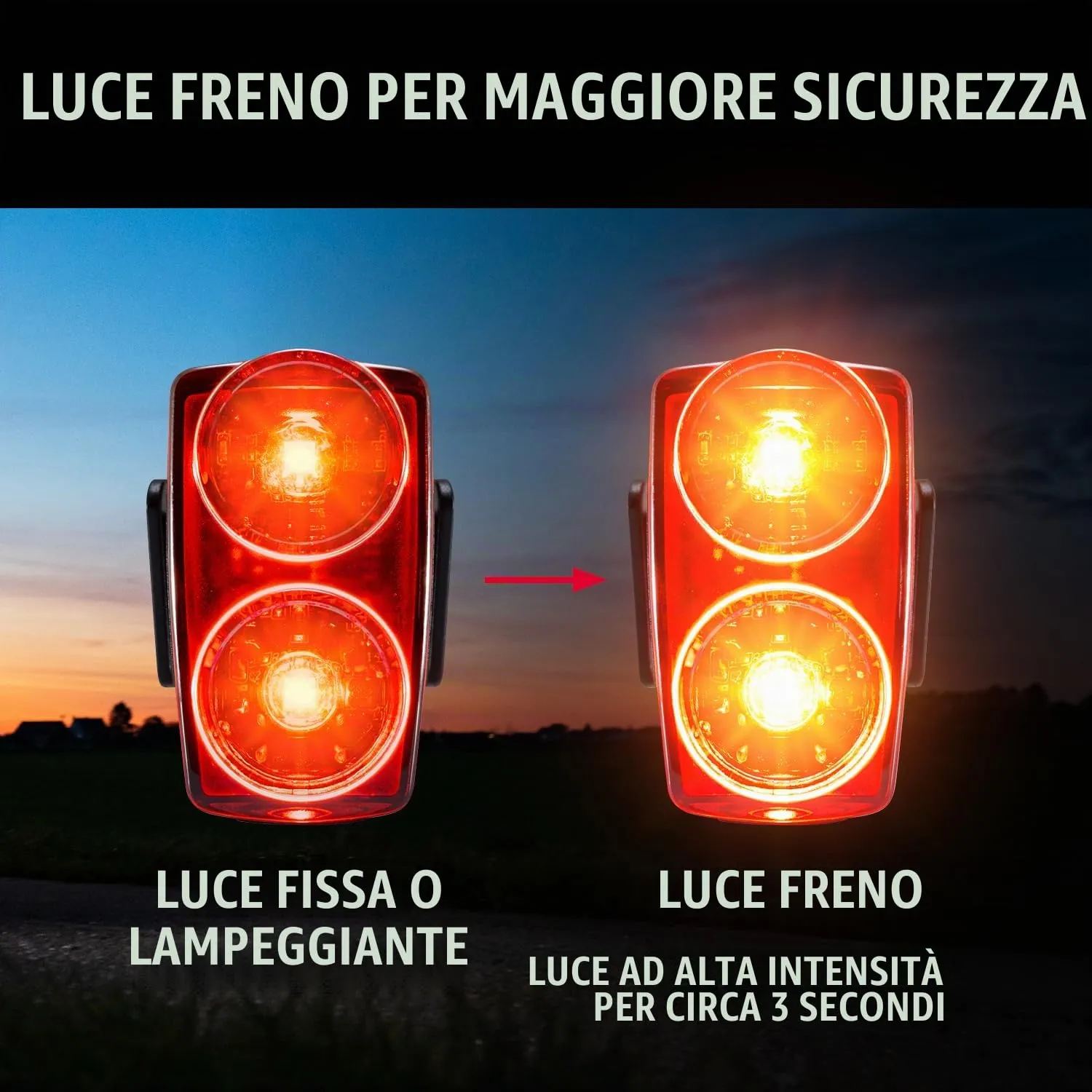 Sigma Buster 1600 RL 150 set luci bici led 1600 lumen