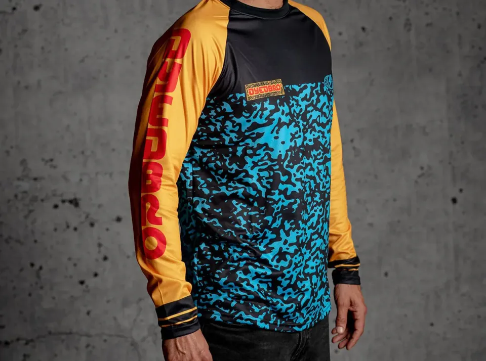 Dyedbro Ride Jersey L/S maglia manica lunga riciclata
