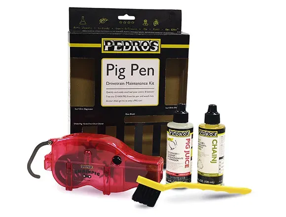 Pedro's Pig Pen kit pulizia trasmissione 4 pezzi sgrassatore
