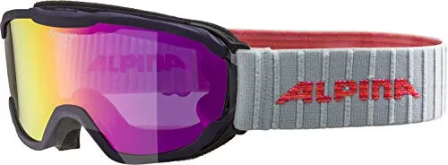 Alpina Pheos MM occhiali da sci bambino viola specchiati