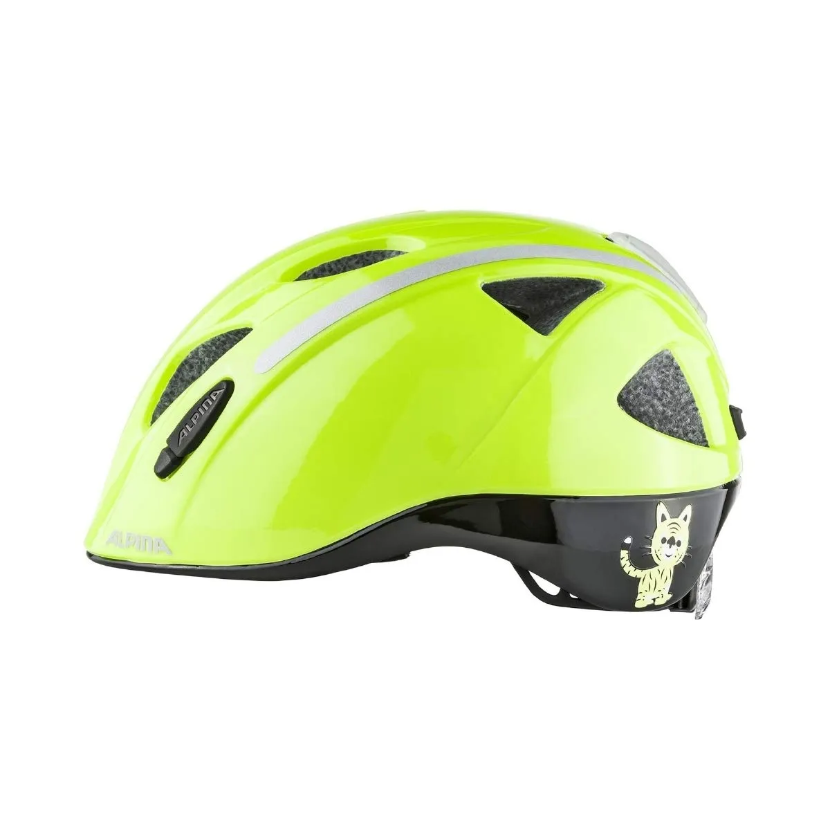 Alpina Ximo Flash casco bimbo 45-49 reflective luce