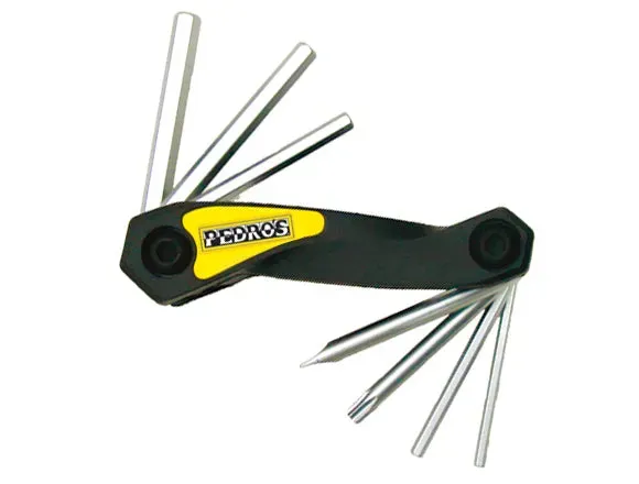Pedro's Folding Hex Set multitool 7 funzioni T25 composito
