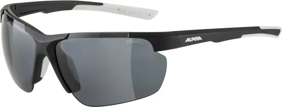 Alpina Defey HR occhiali sportivi black-white infrangibili